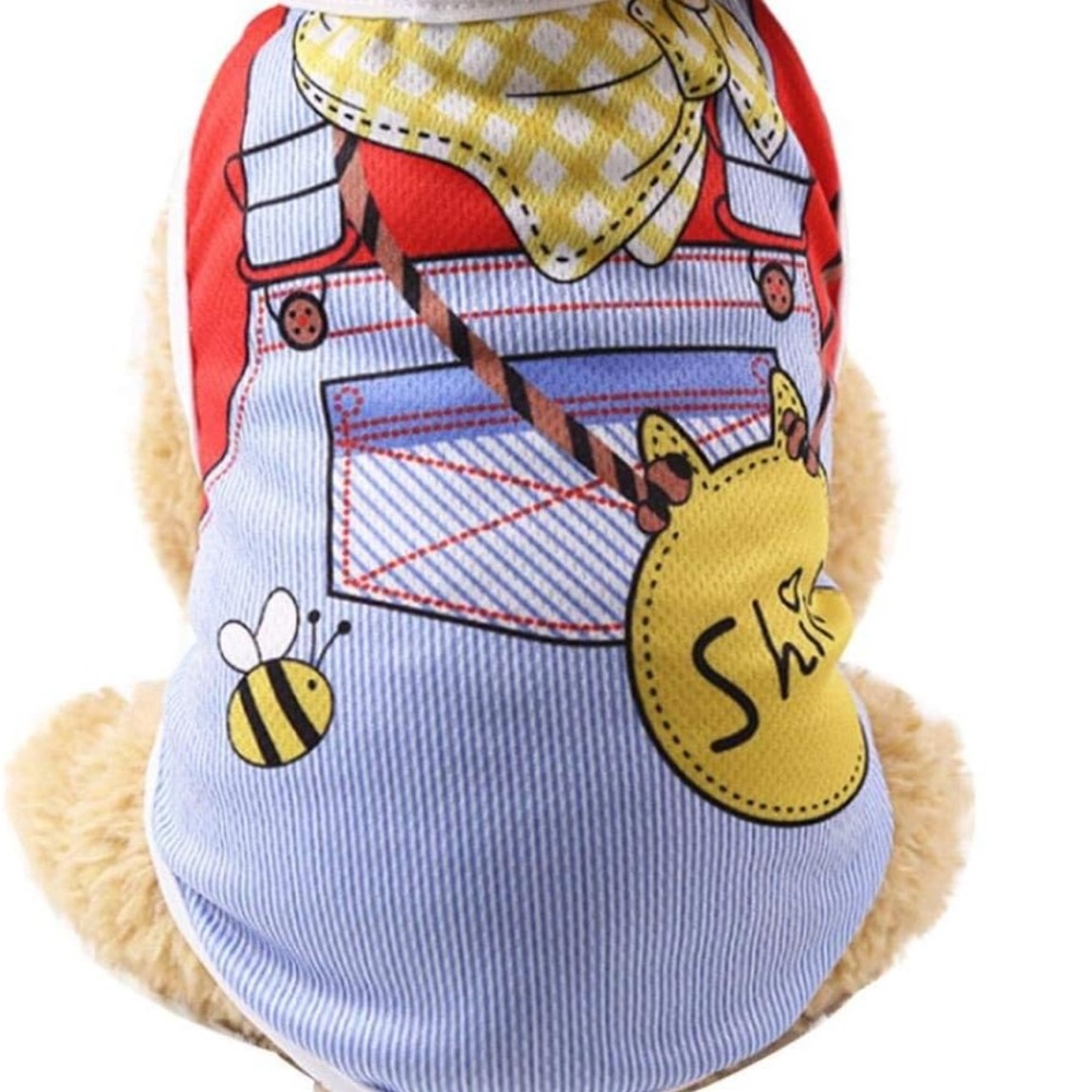 Cute Summer Various Pet Puppy Dog Cat Pet Clothes Vest T Shirt Apparel USA XL
Si